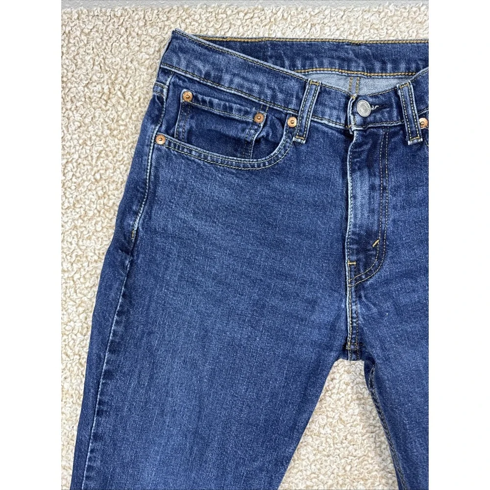 Levis 514 Jeans Mens 31x32 Blue Denim Straight Leg Stretch Medium Wash Pants